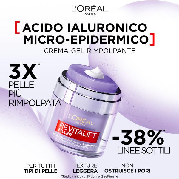 Revitalift Filler Acido Ialuronico Micro-Epidermico Crema-Gel Rimpolpante