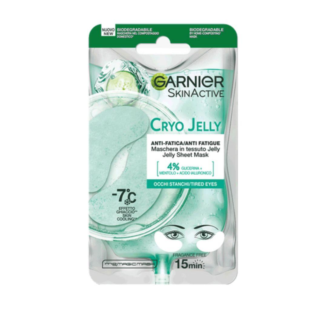 Skin Active Maschera Viso in Tessuto Cryo Jelly Occhi
