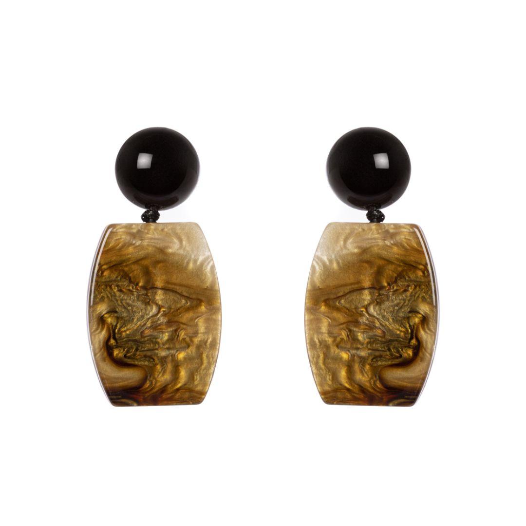 Orecchini con Placchetta Zen