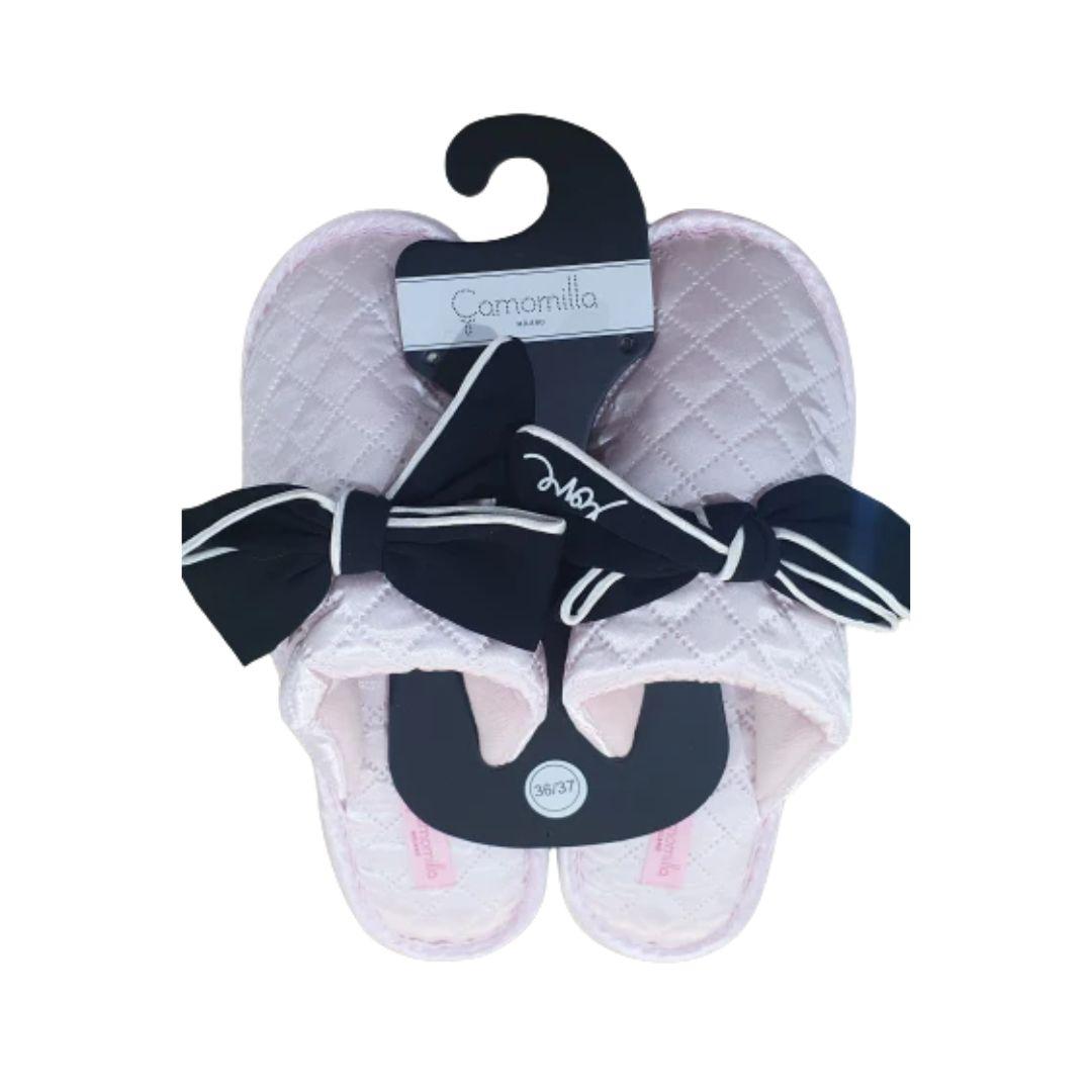 Ciabatte Donna Trapuntate con Fiocco – Profumerie Griffe