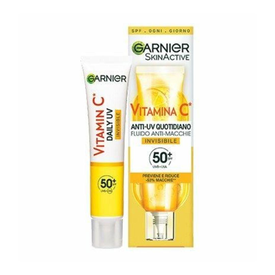 Garnier SkinActive VITAMINA C Anti-UV Fluido Quotidiano Invisibile SPF50