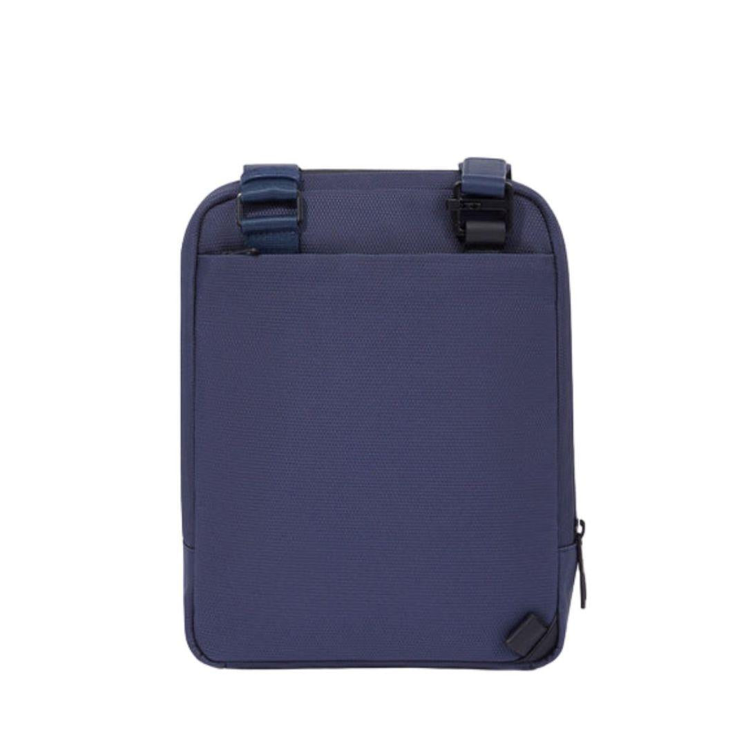 Borsello a Tracolla in Pelle e Tessuto per IPad