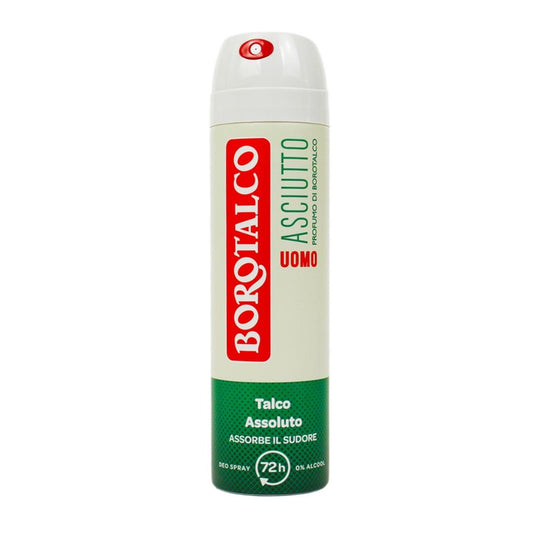 Deodorante Uomo Spray Asciutto Profumo Di Borotalco