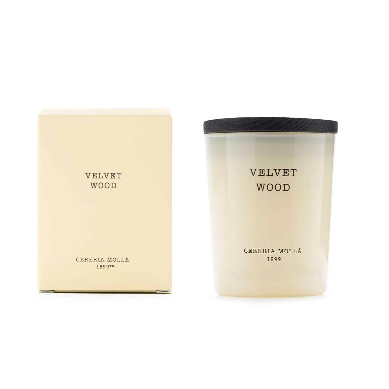 Mini Candela Velvet Wood