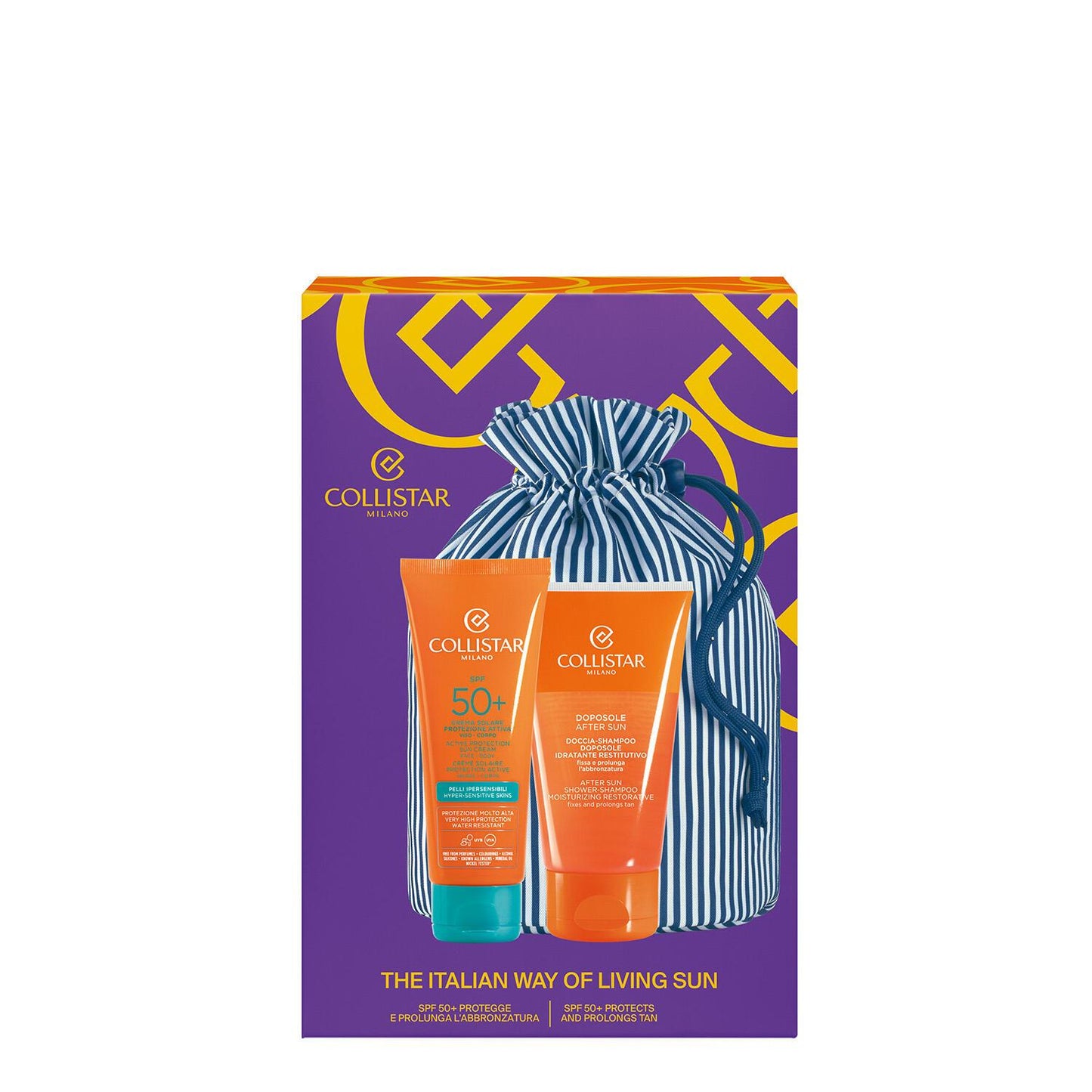 Cofanetto Crema Solare Protezione Attiva Pelli Ipersensibili SPF50+ 100 ml