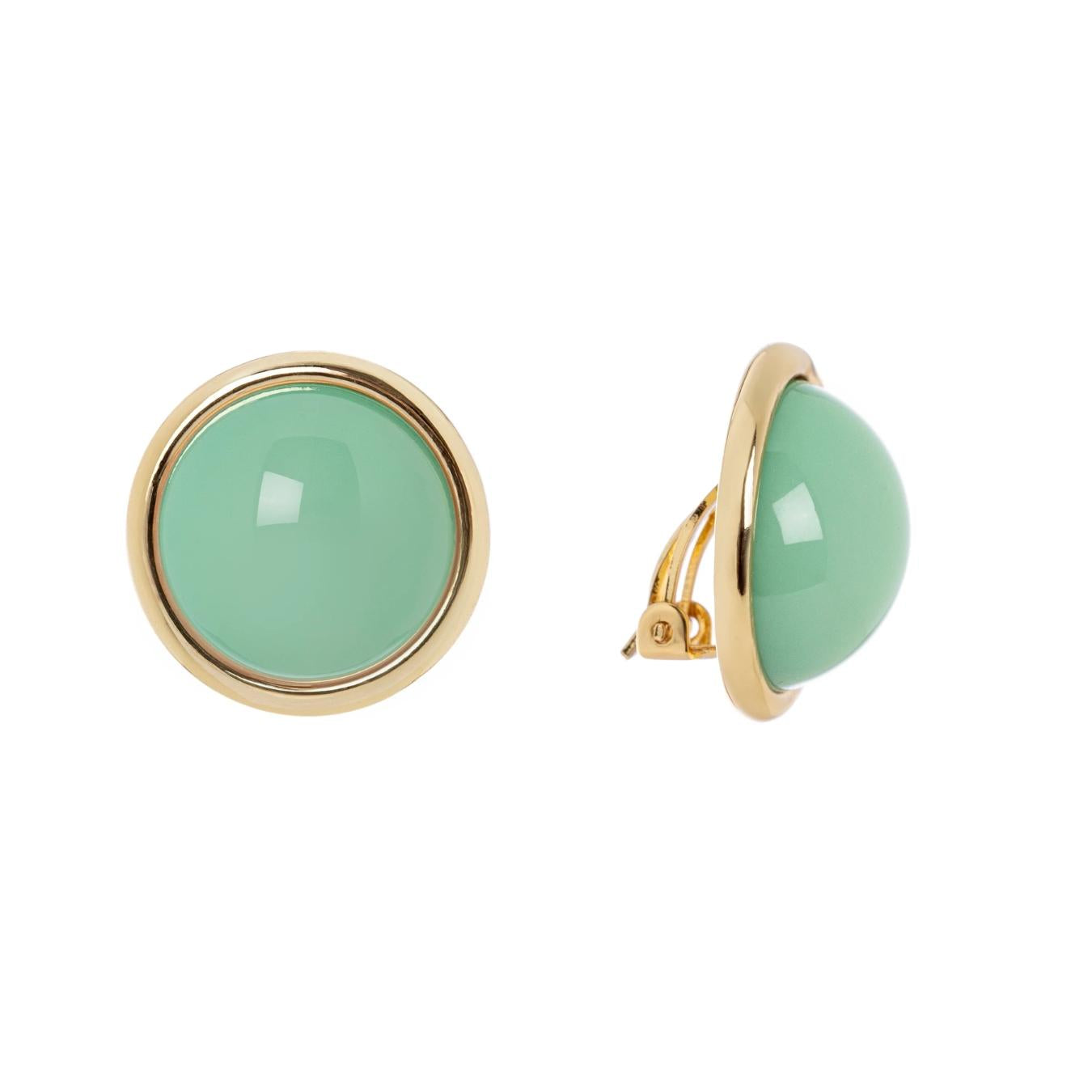 Orecchini con Cabochon in Cornice Chantal