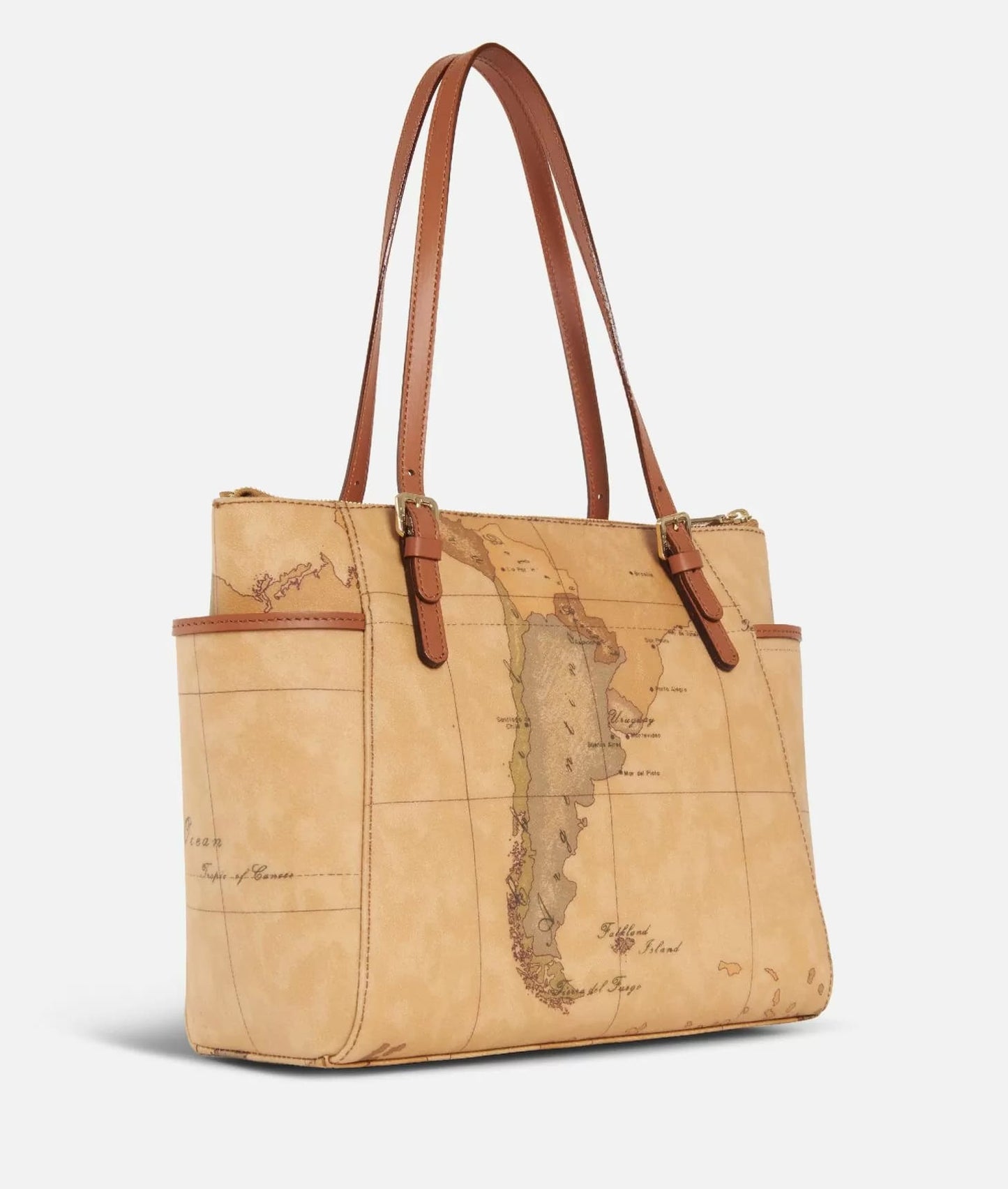 Geo Classic Shopping bag con fibbie