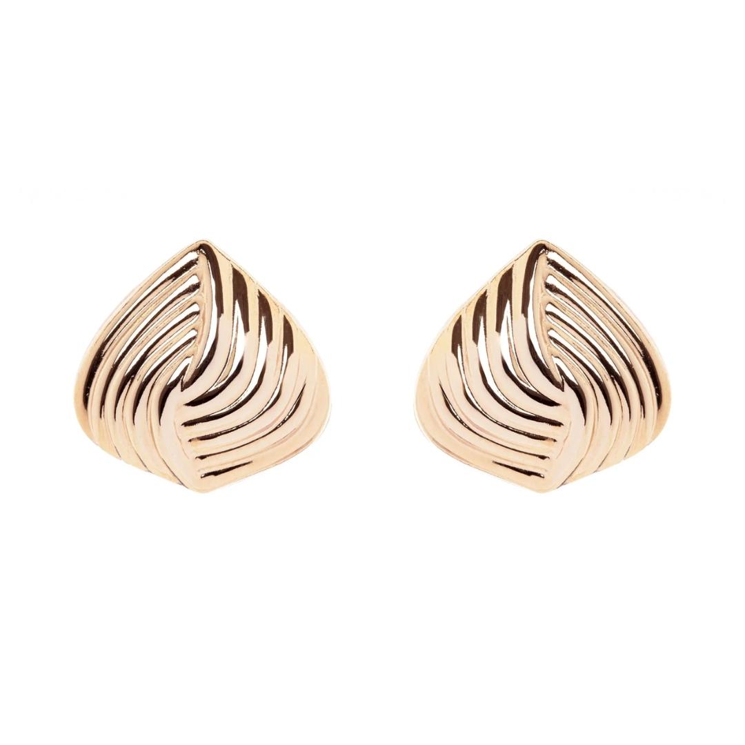 Orecchini a Fasce Incrociate Amaranta