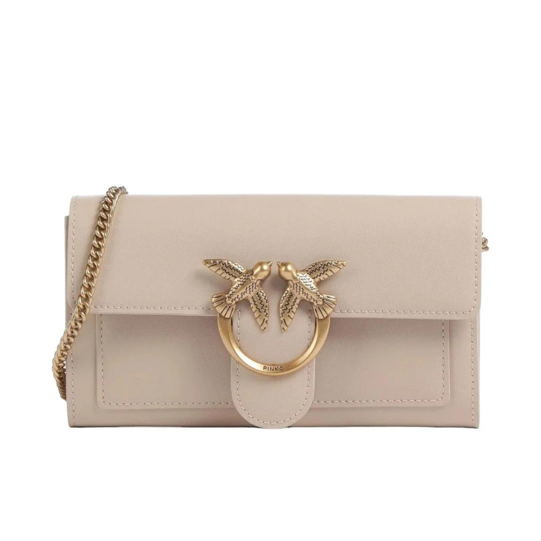 Portafoglio a Tracolla Piccolo Love Bag in Pelle