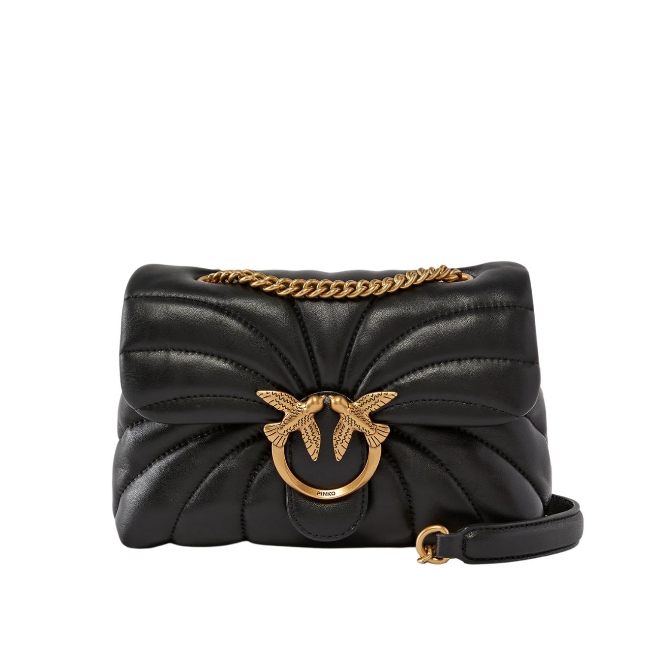Mini Borsa Love Bag Puff Butterfly a Tracolla in Nappa