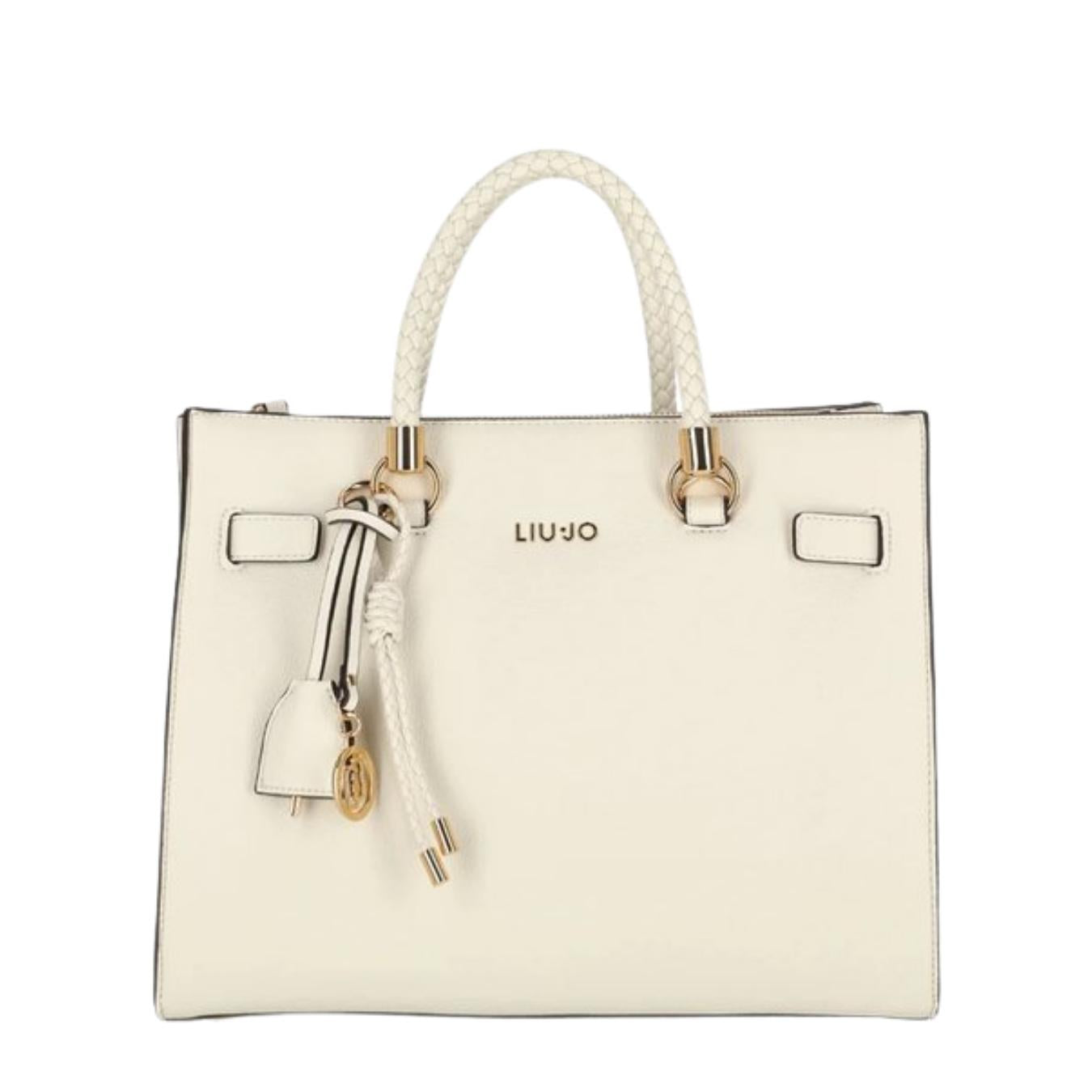 Borsa Satchel Media con Charms