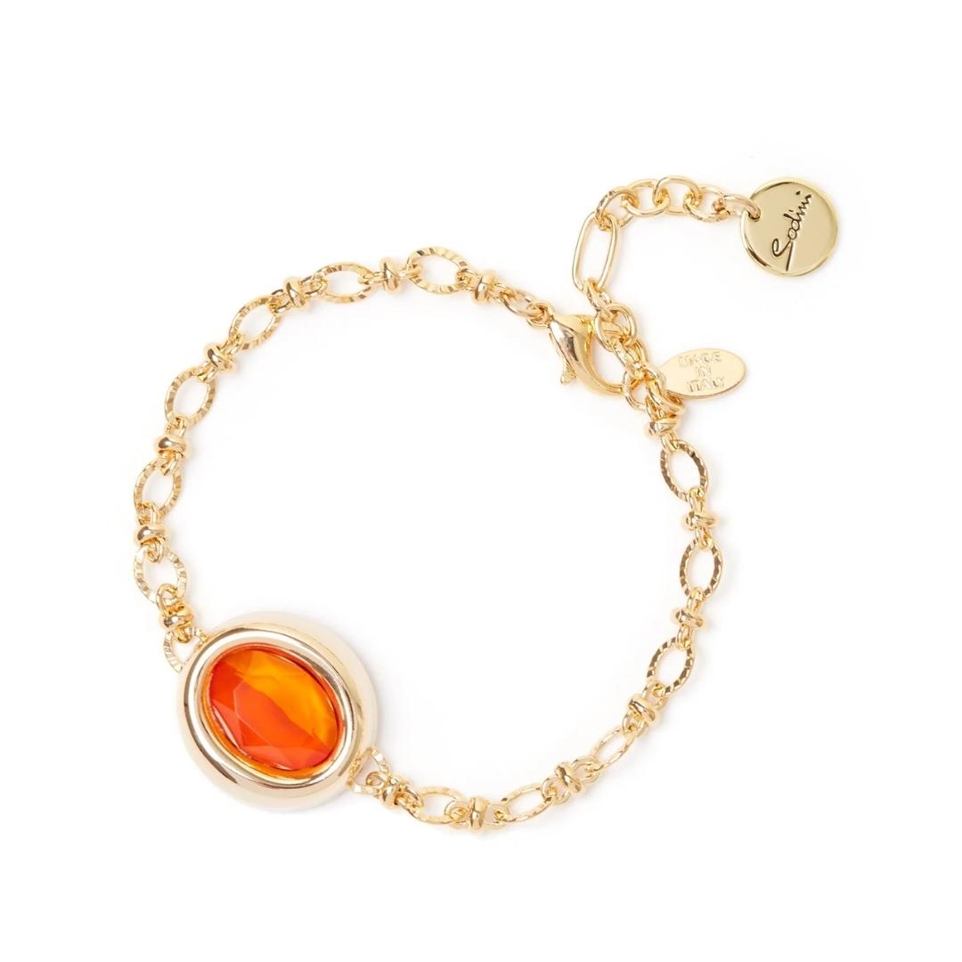 Bracciale Catena e Charm Ovale Ribera