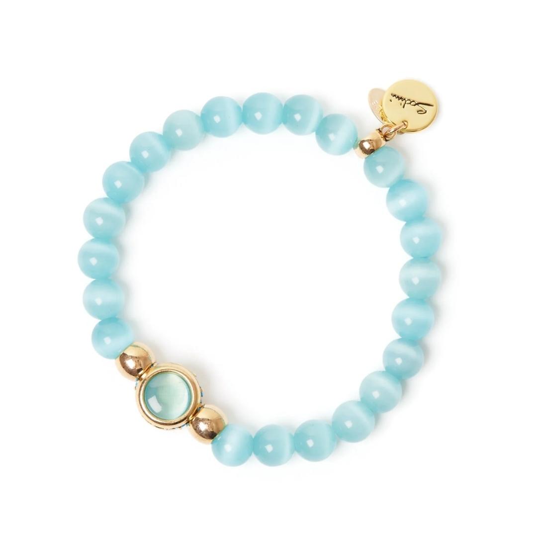 Bracciale Elastico Sfere e Cabochon Tarocchi