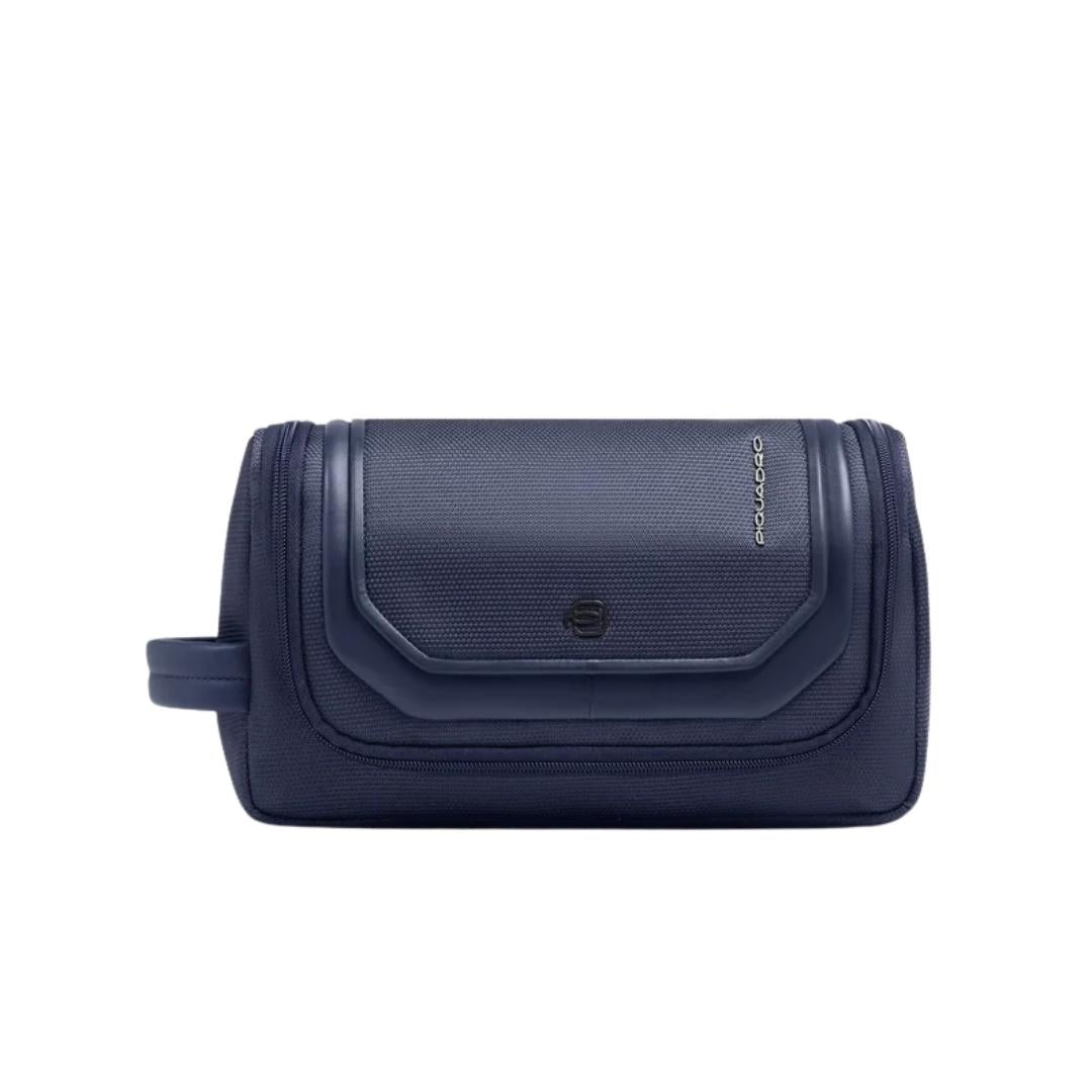 Beauty Case in Pelle e Tessuto