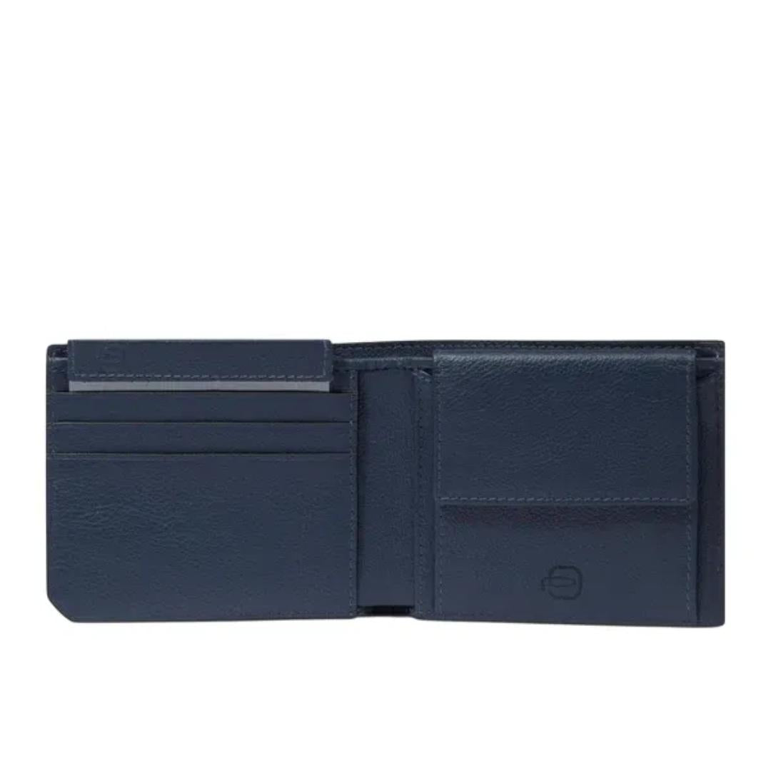 Portafoglio Uomo Piccolo con Porta Spiccioli in pelle