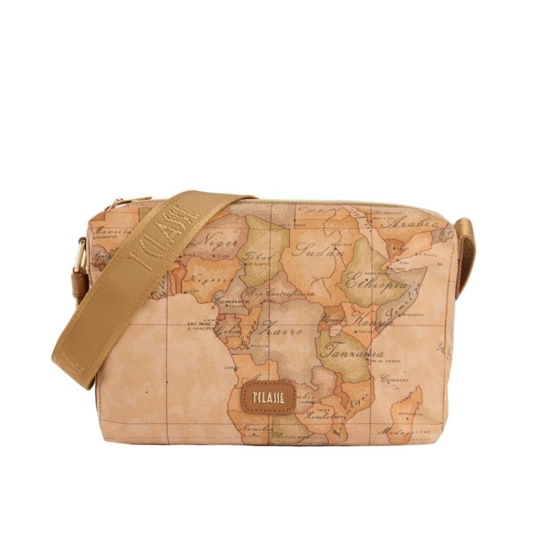 Borsa a Tracolla Piccola in Tessuto Soft Geo Classic Soft Petals