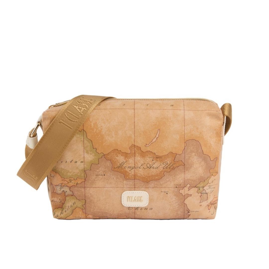 Borsa a Tracolla Piccola in Tessuto Soft Geo Classic Soft Petals