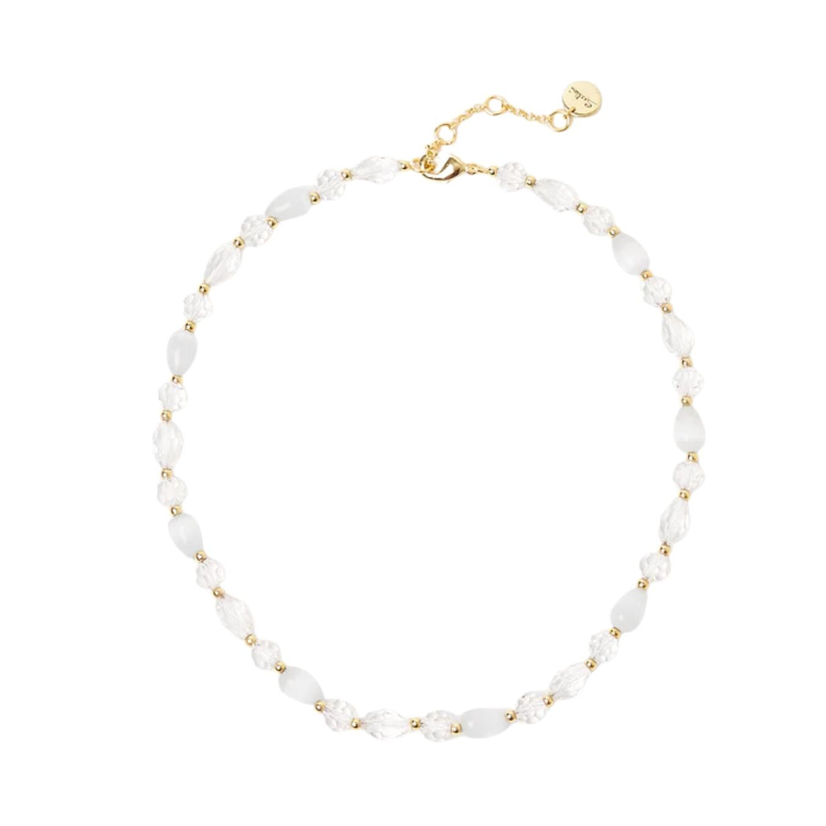 Girocollo Cristalli, Perline e Cabochon Ninfa