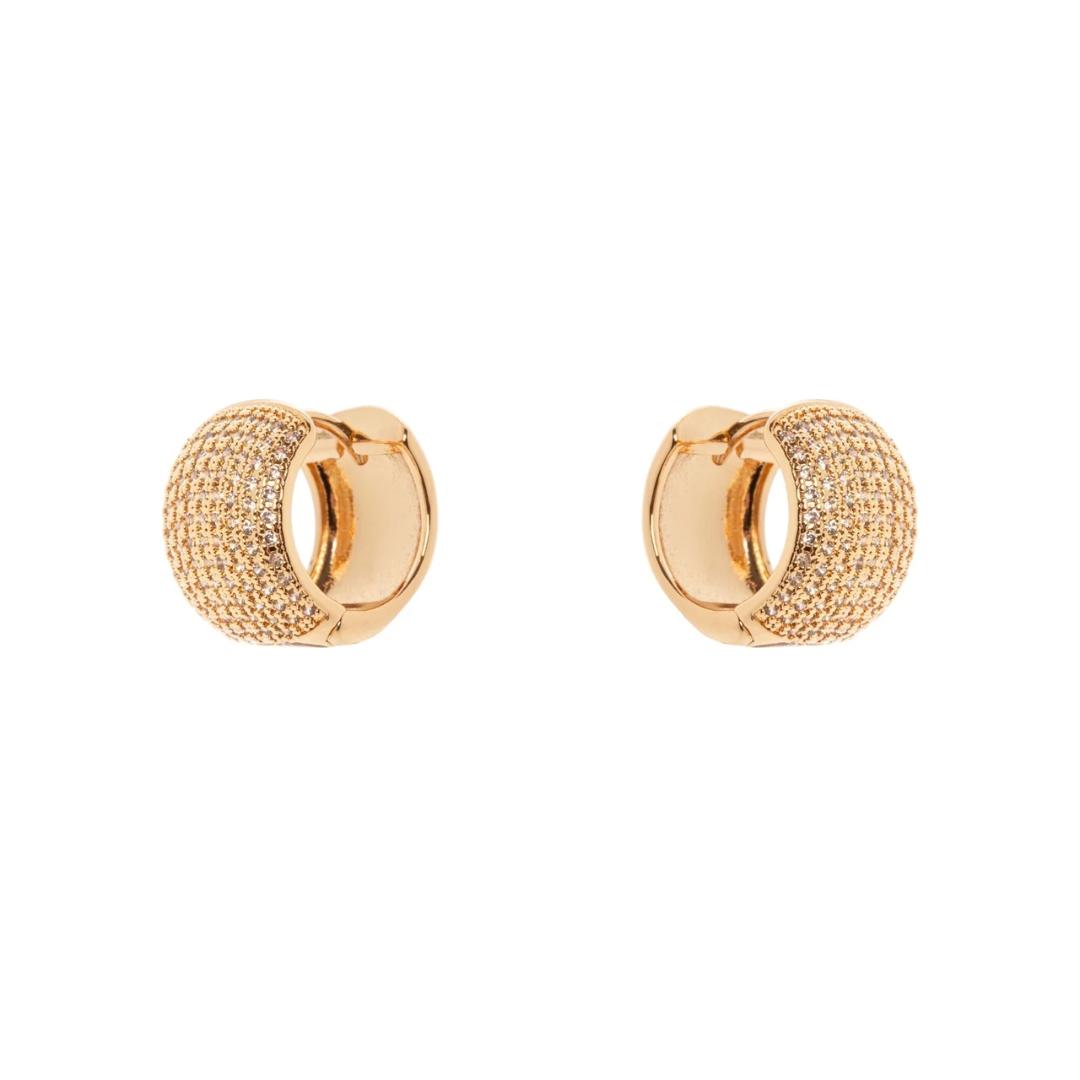 Orecchini mini cerchio largo Ginevra