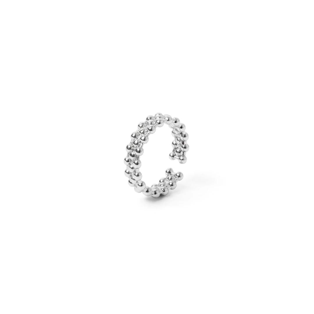 Anello con fascia a piccole sfere Rania