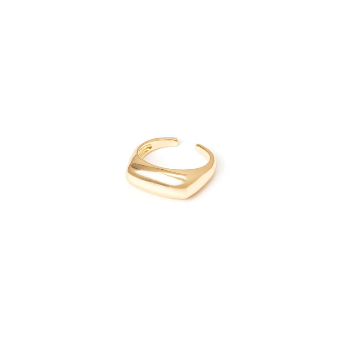 Anello con top rettilineo Rania