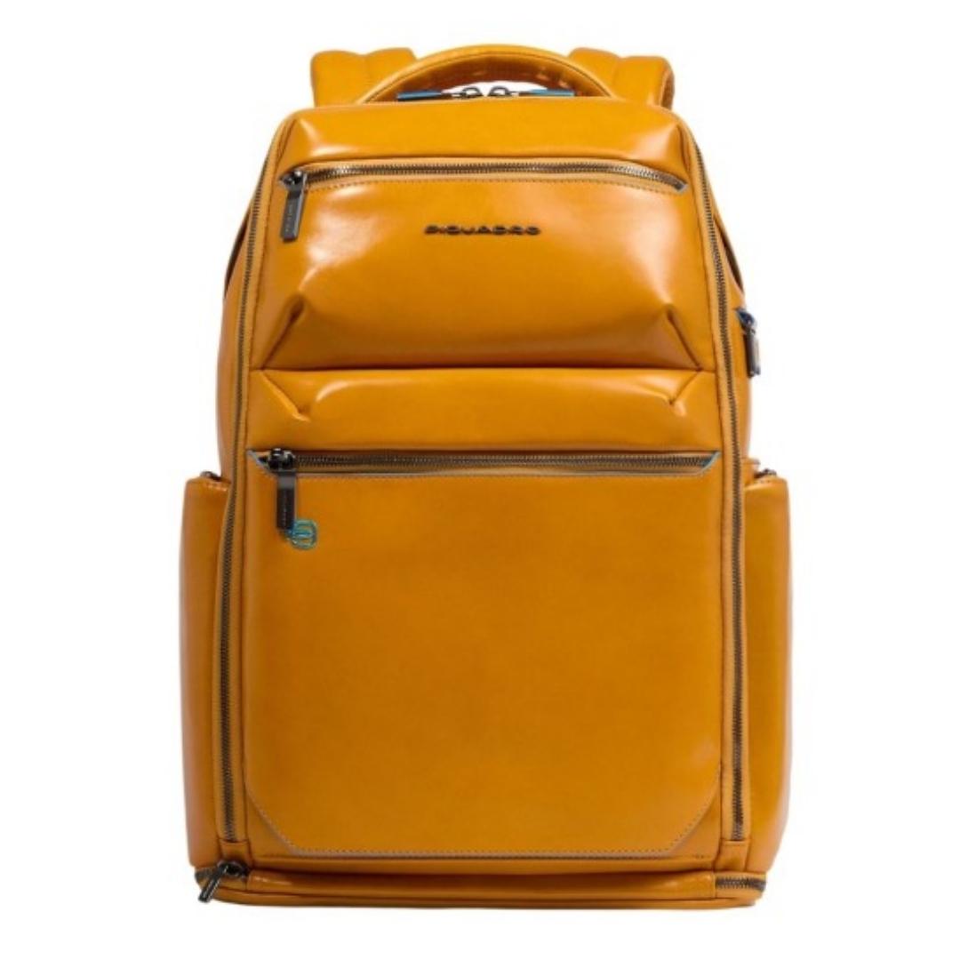 Zaino in Pelle Porta PC 15,6'' Blue Square