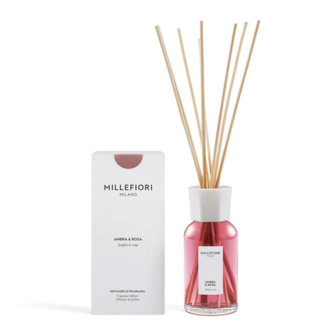 Diffusore a Bastoncini Ambra & Rosa