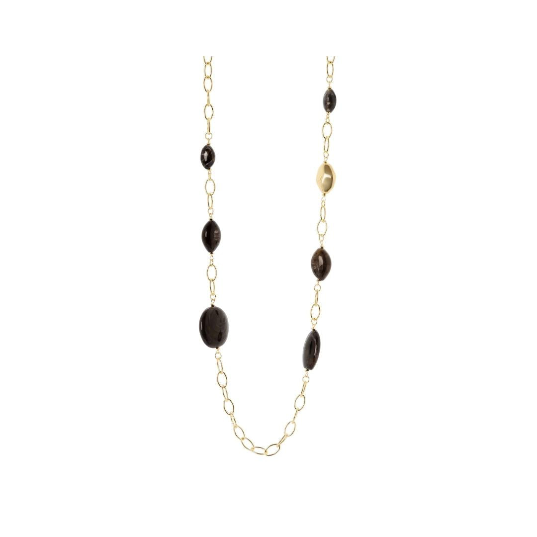 Collana Lunga Catena Ciottoli Harper