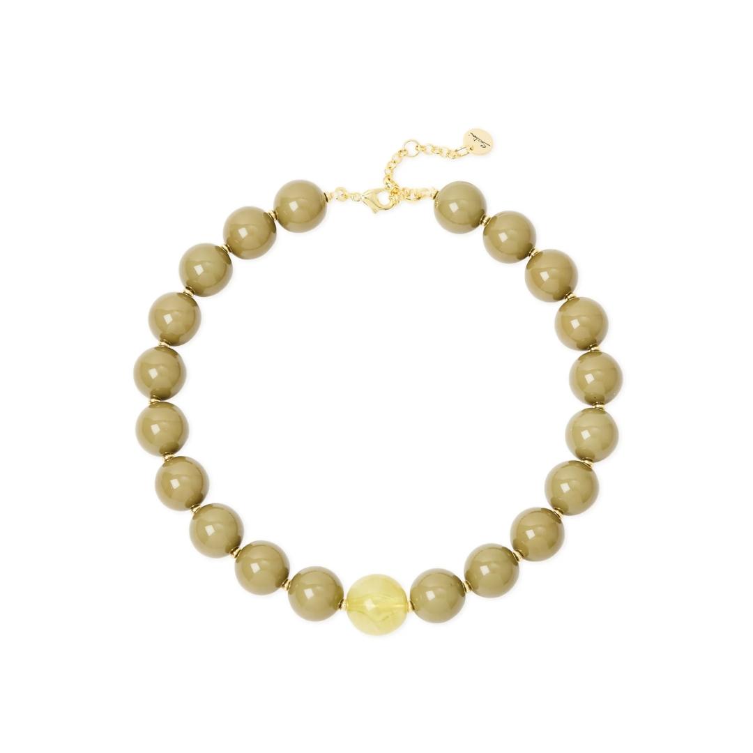 Collana Corta Sfere e Boule Sfaccettata Belle Epoque