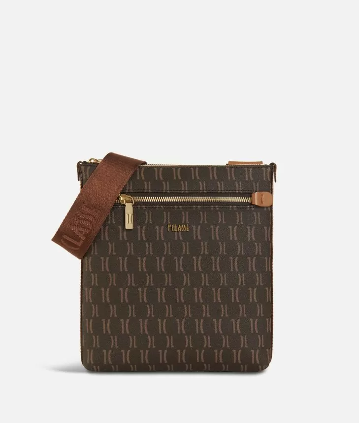 Monogram Bandoliera Cuoio