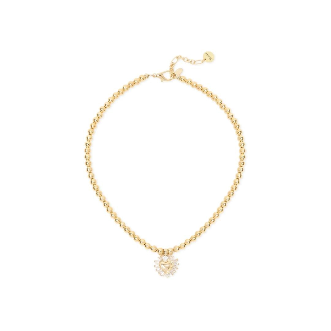 Collana Sfere e Cuore Ember