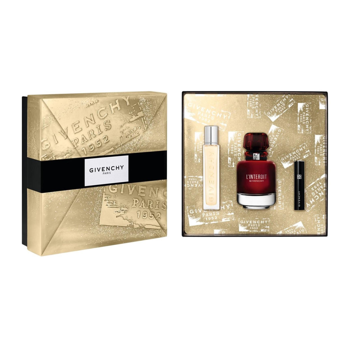 Cofanetto L'Interdit Eau de Parfum Rouge, Travel Spray e mini Mascara