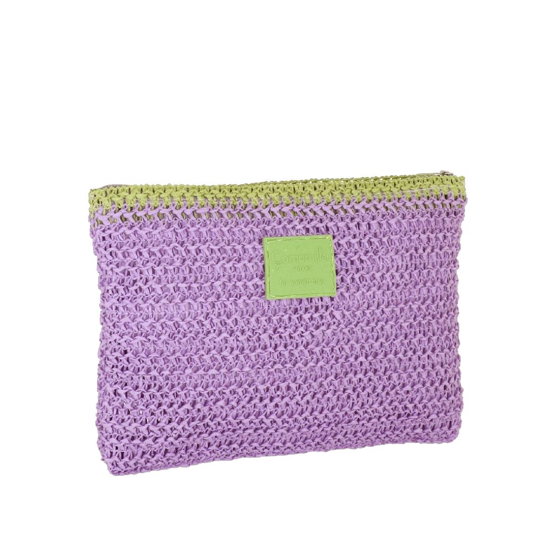 Busta Piatta Mare M Crochet Colorful