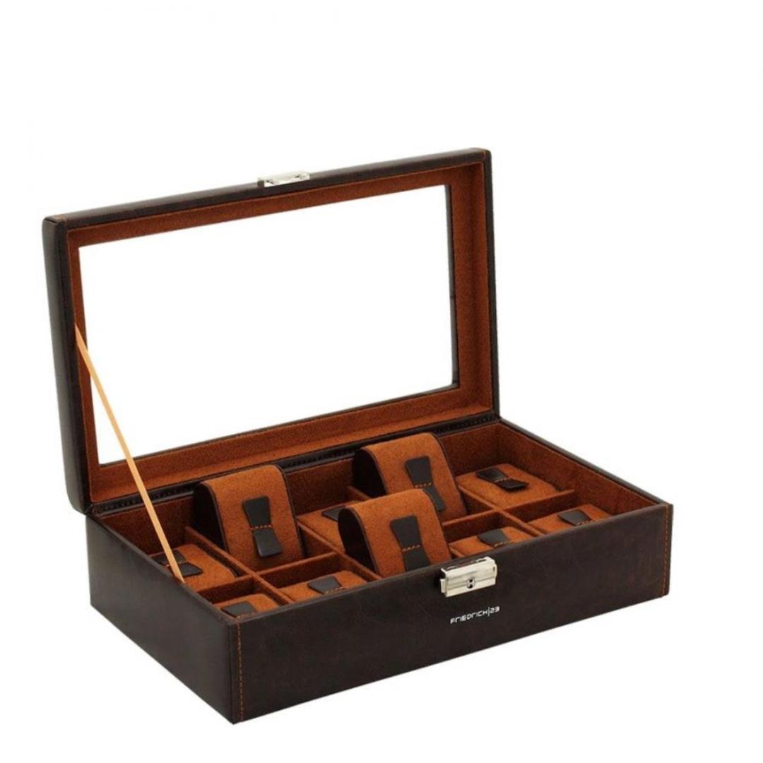 Cofanetto Porta Orologi 10 Posti a Vista