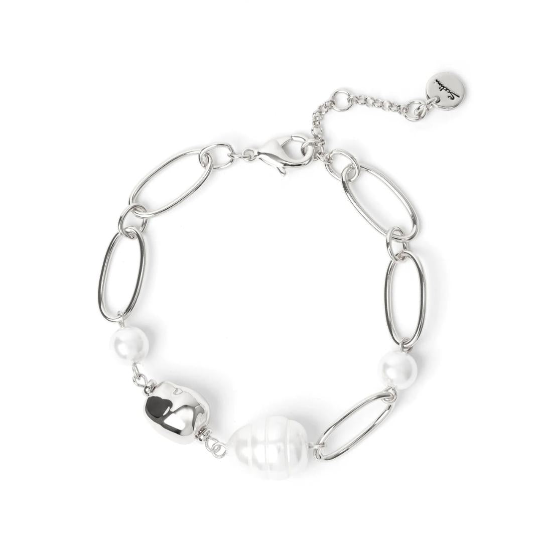 Bracciale Catena e Perle Leila