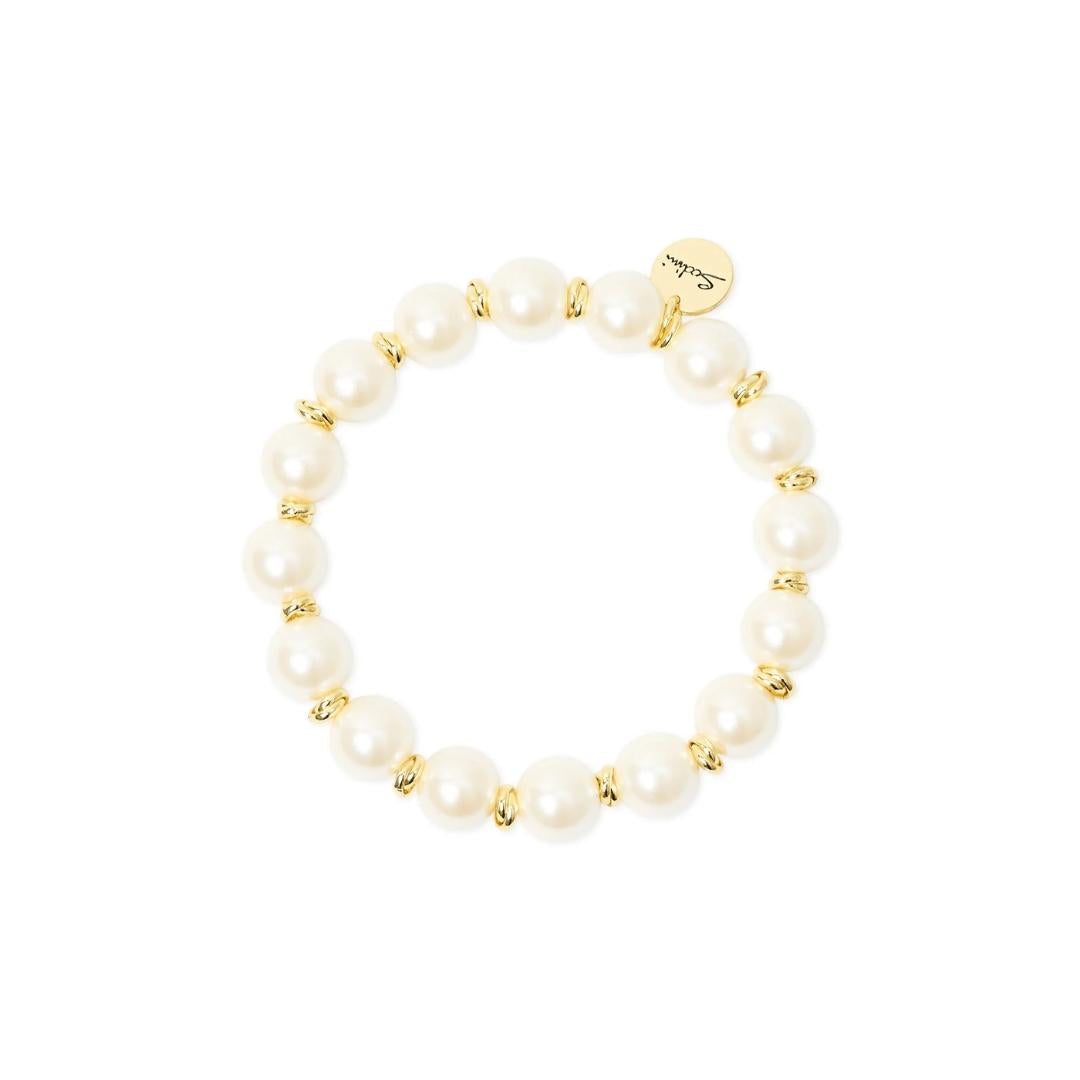 Bracciale Elastico Grandi Perle Eve