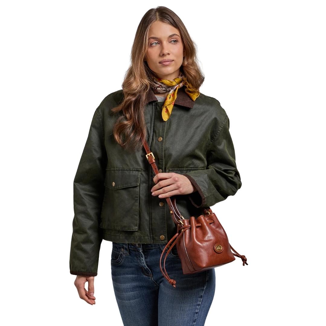 Borsa Secchiello Pelle con Tracolla Mini Size