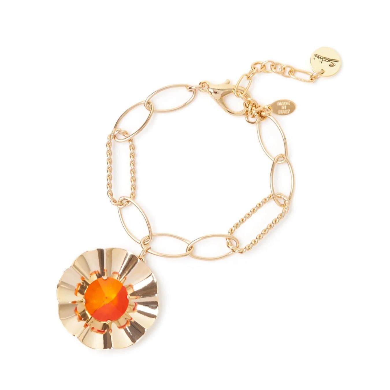 Bracciale con pendente a fiore Ribera