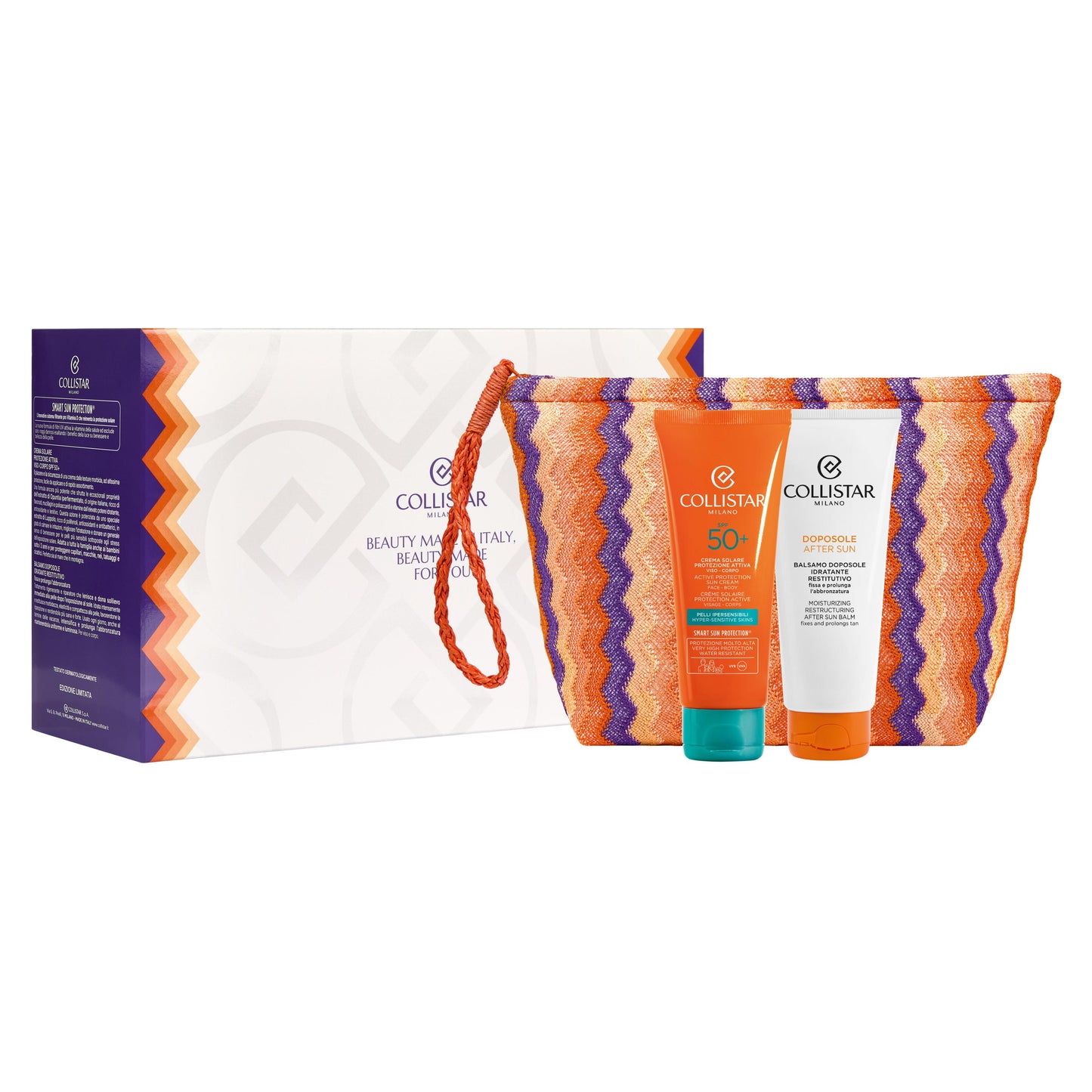 Cofanetto Crema Solare Protezione Attiva Pelli Ipersensibili SPF50+