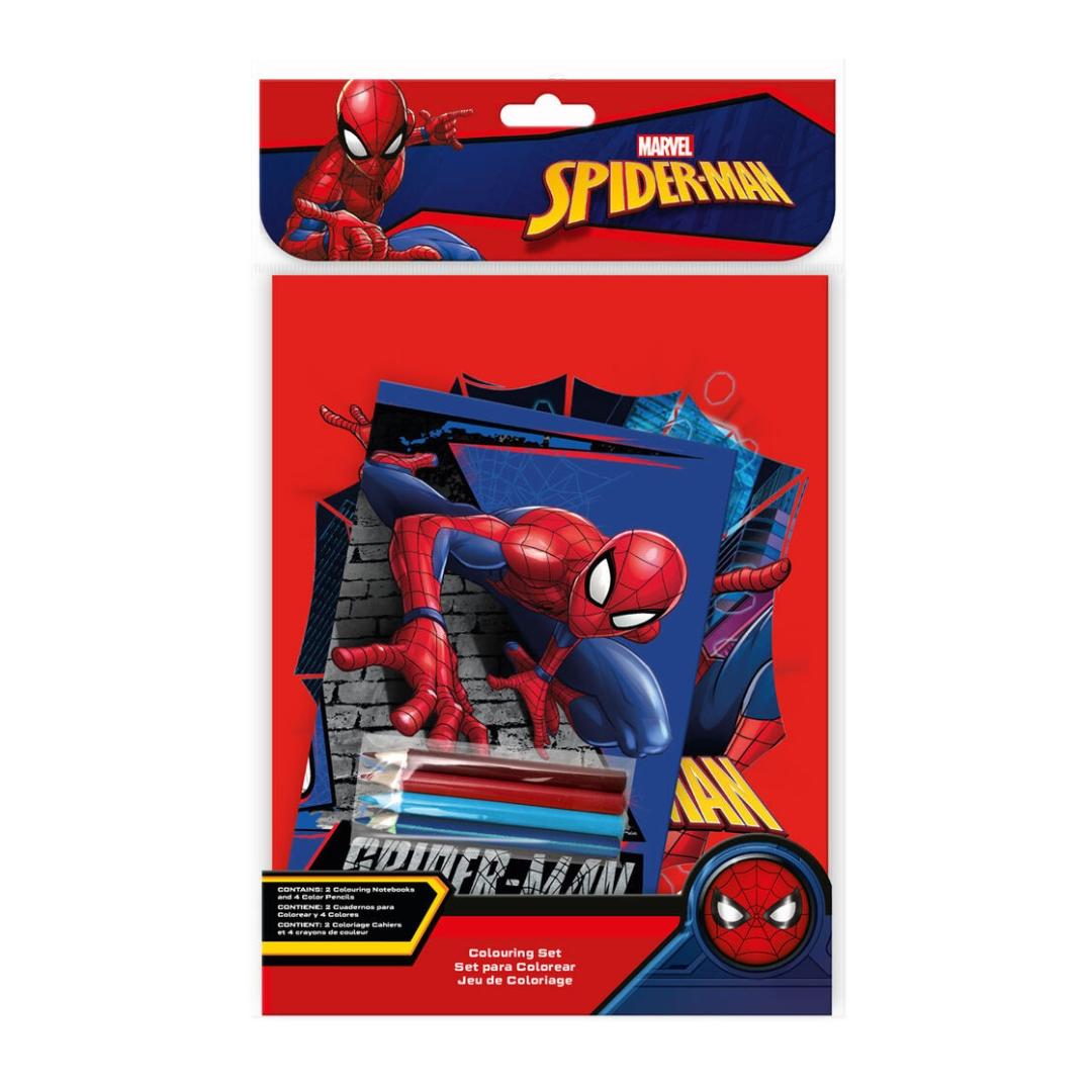 Spiderman Set da Colorare