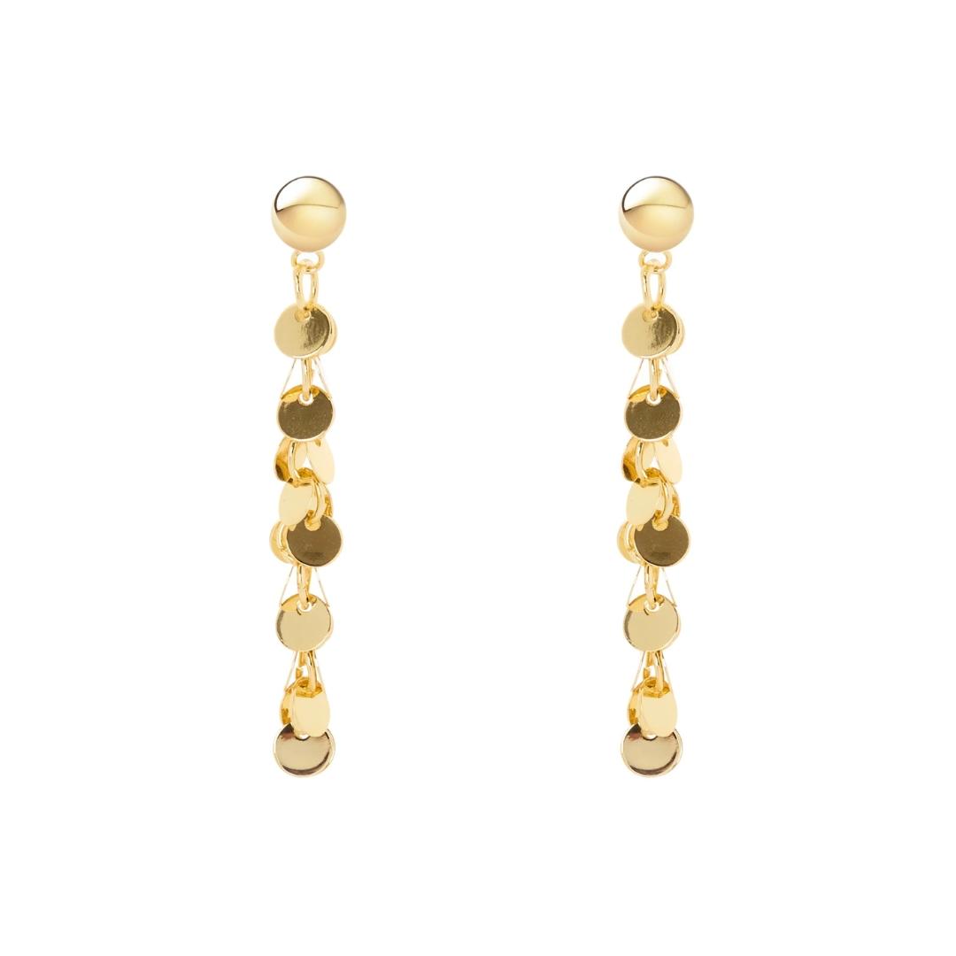 Orecchini Sfera e Paillettes Pendenti Eve