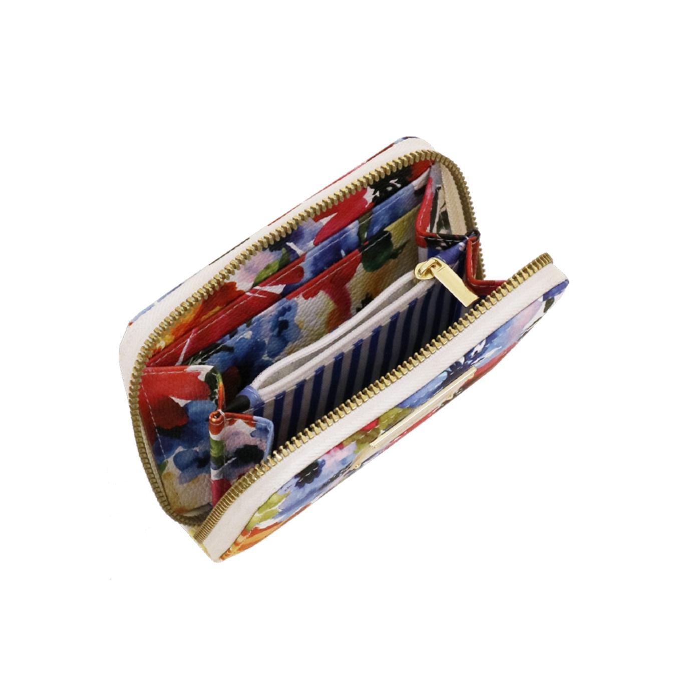 Portafoglio Zip S Bloom Love