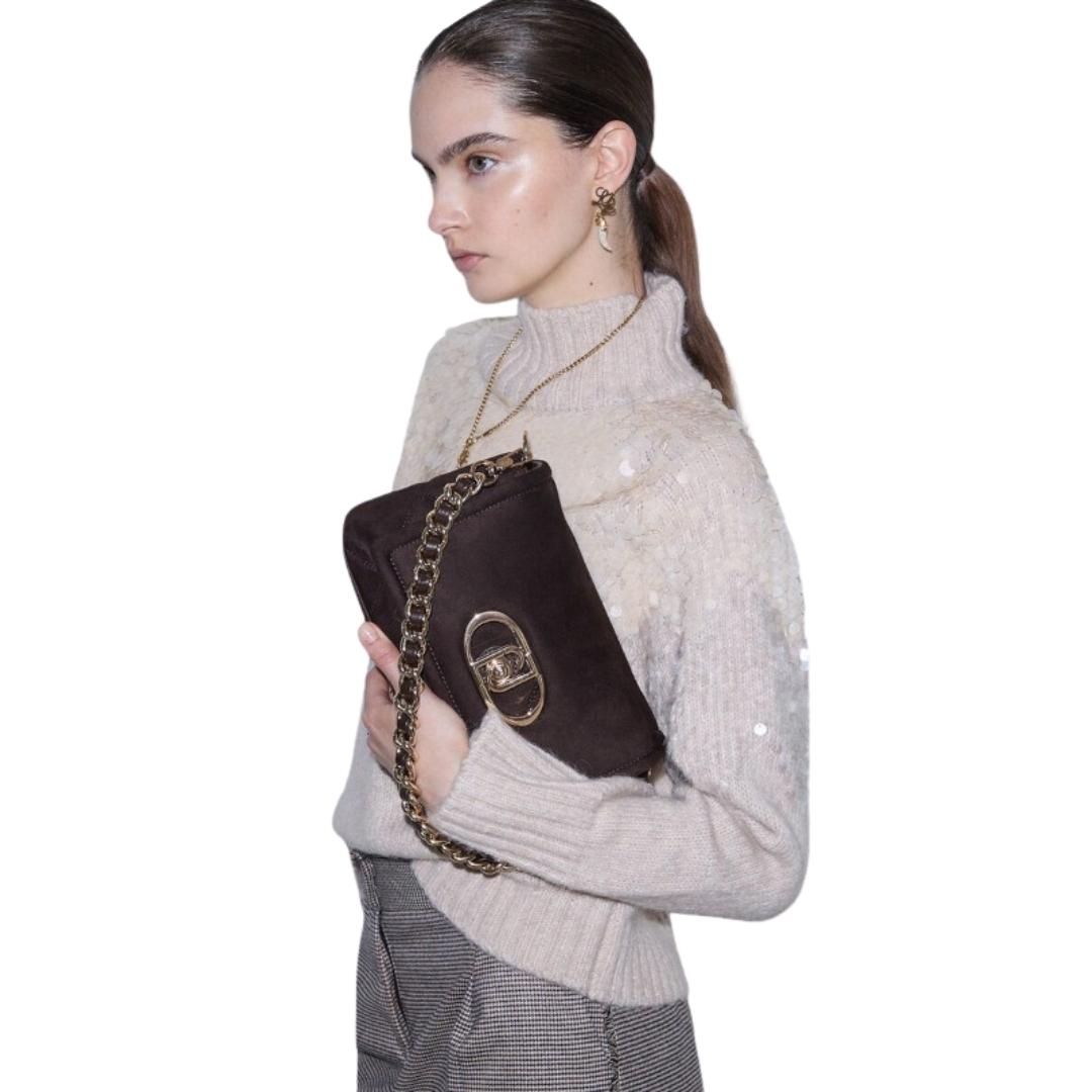 Borsa LaPuffy Media in Microfibra