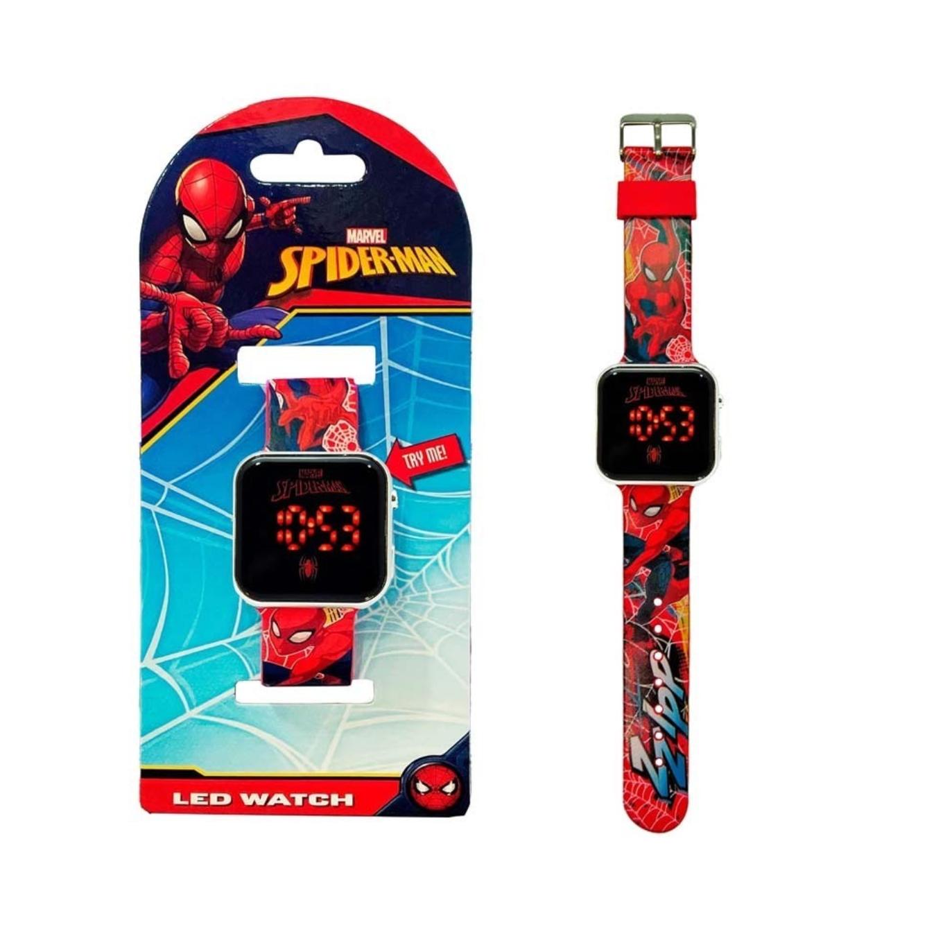 Spiderman Orologio Led