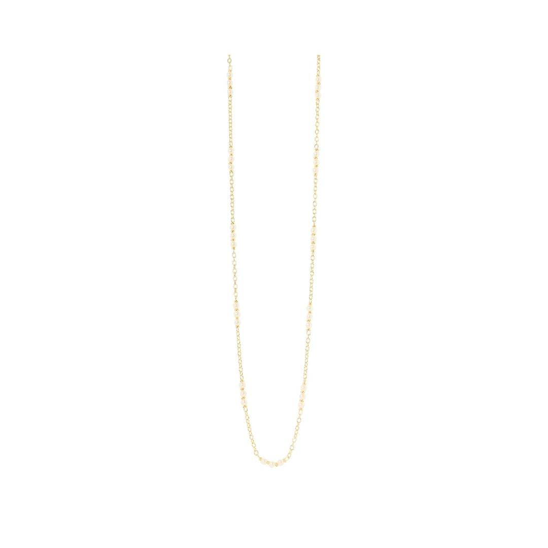Collana Lunga Catena e Perle Eve