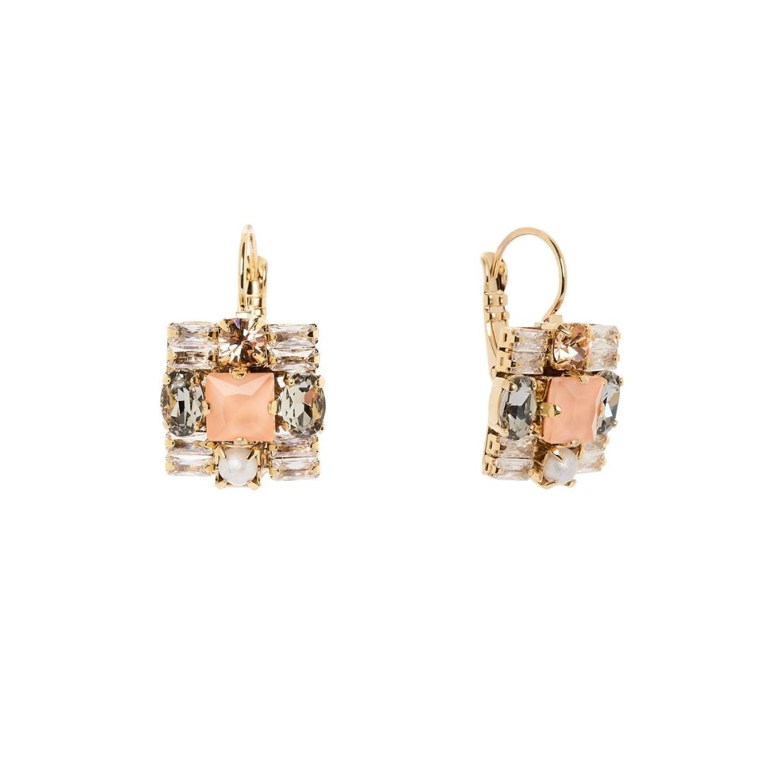 Orecchini Monachella Charm Quadrato Hera