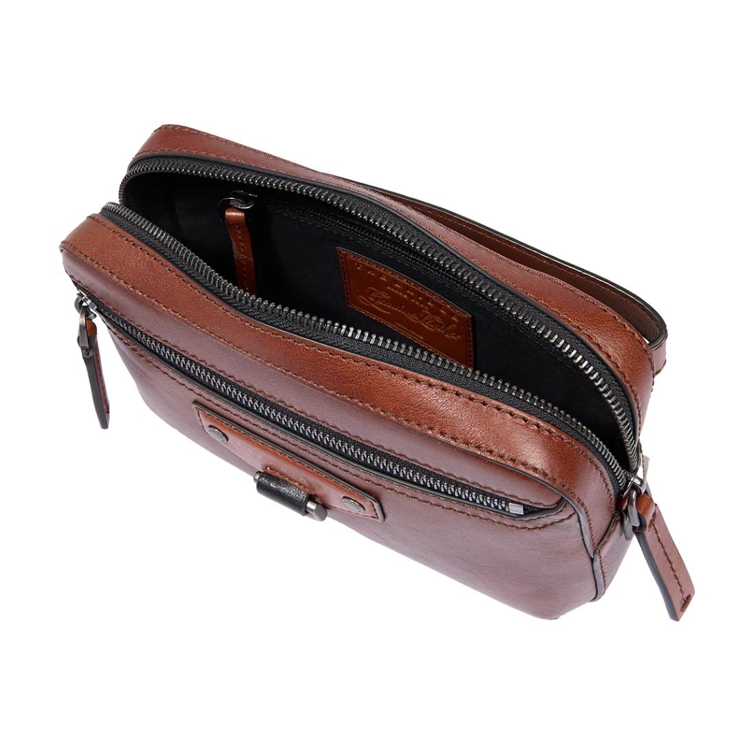 Pochette Uomo in Pelle con Zip