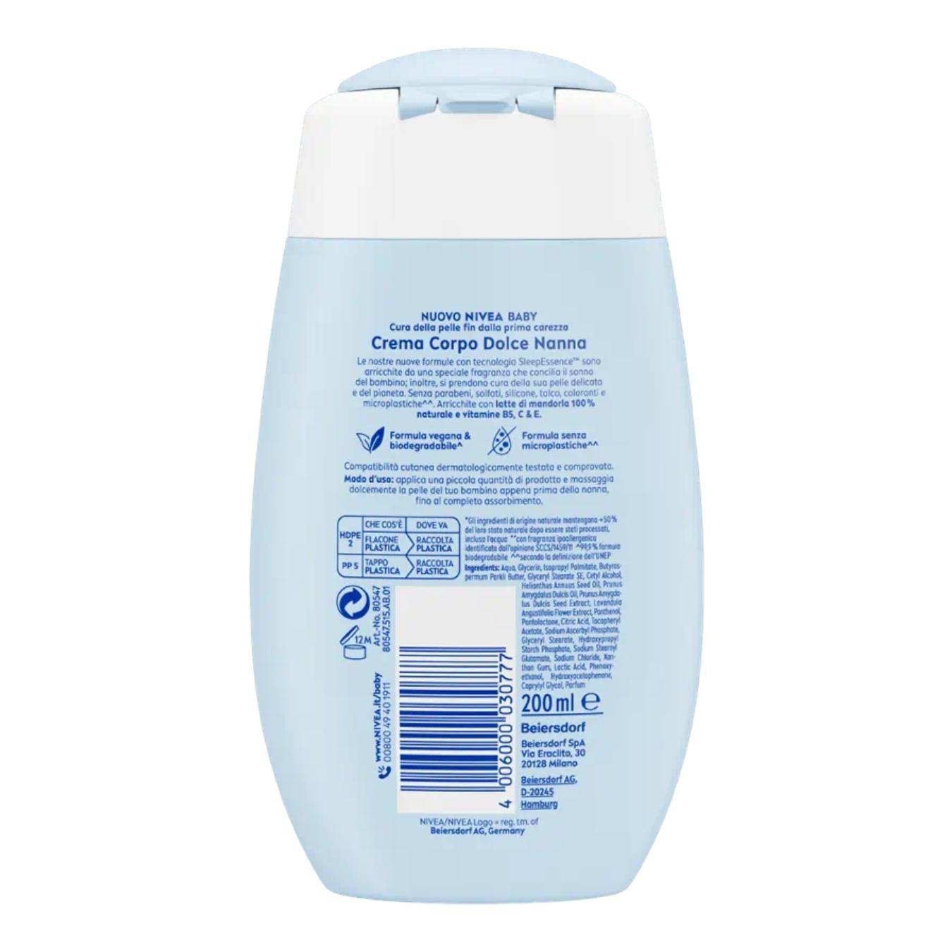 BABY Crema Corpo Dolce Nanna