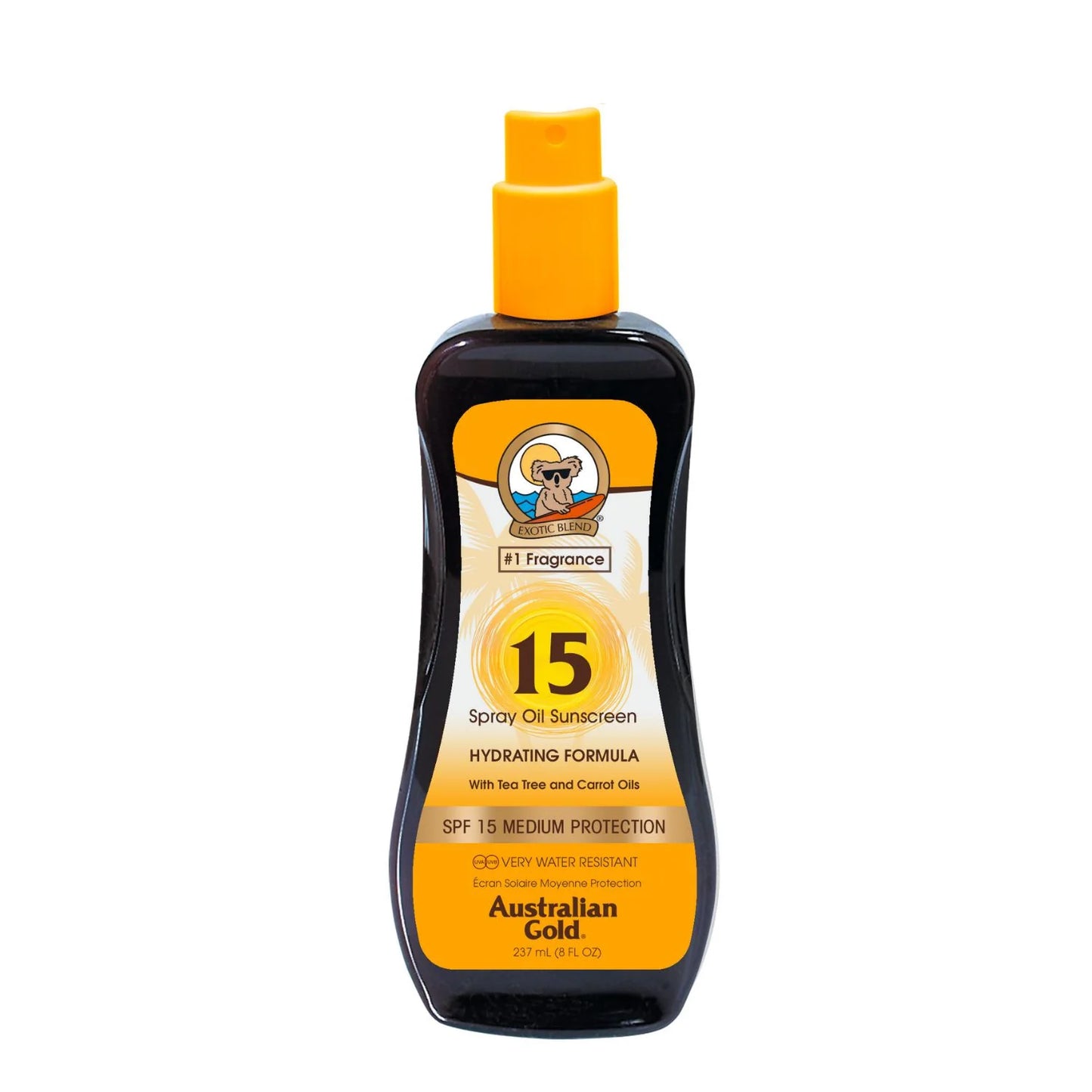 Protezione Solare SPF15 Spray Oil with Tea Tree and Carrot