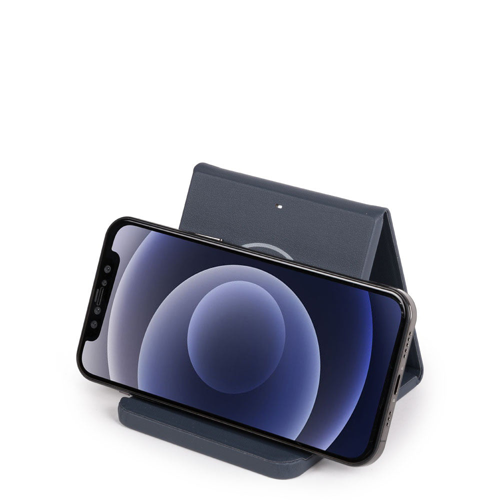 Piquadro Base di ricarica wireless per iPhone e AirPods Grigio